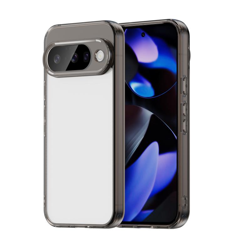 

For Google Pixel 10 PC Hybrid TPU Airbag Shockproof Phone Case(Transparent Black)