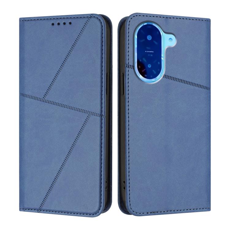 

For Redmi A5 4G 173.3mm Strong Magnetic Frosted Flip Leather Phone Case(Royal Blue)