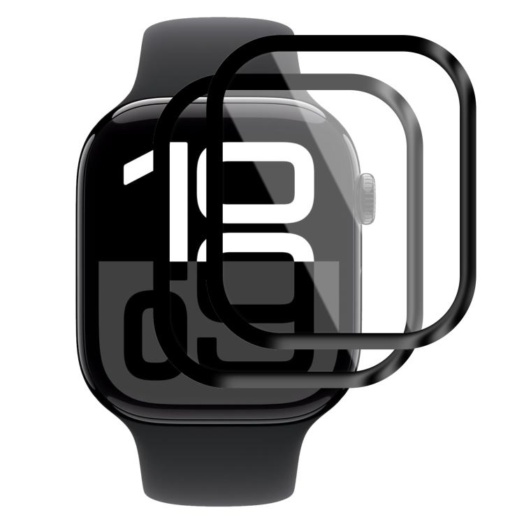

For Apple Watch Series 11 / 10 46mm 2pcs xDfind Curved 3D Composite Material Soft Film Screen Protector