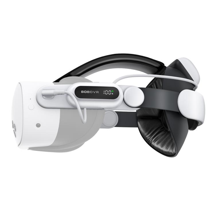 BOBOVR PD100 10000mAh Portable Powerbank, 30W PD Laptop Charger Für MacBook Pro/Air, iPhone 17/16/15, 3 USB Ports & integriertes Kabel Externer Akku mit Hot-Swap-Funktion für unbegrenzte Leistung