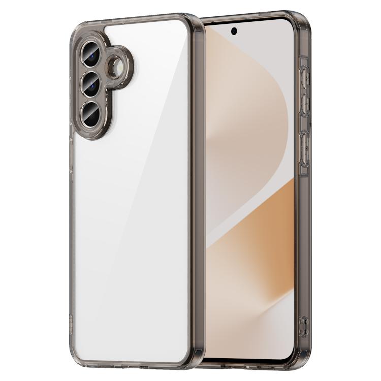 

For Samsung Galaxy A57 5G PC Hybrid TPU Airbag Shockproof Phone Case(Transparent Black)