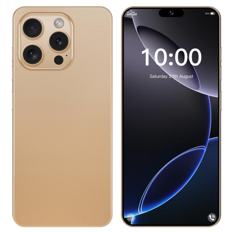 

I16 Pro Max / ZPT93, 2GB+16GB, 6.26 inch Android 8.1 MTK6737 Quad Core, Network: 4G, Dual SIM, Plug:US Plug(Gold)