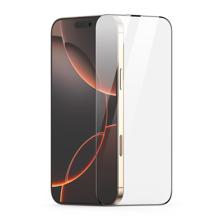 

For iPhone 16 Pro DUX DUCIS Roga Series 2.5D HD Fully Transparent Tempered Screen Protector with Dust Removal Quick-Attach Box