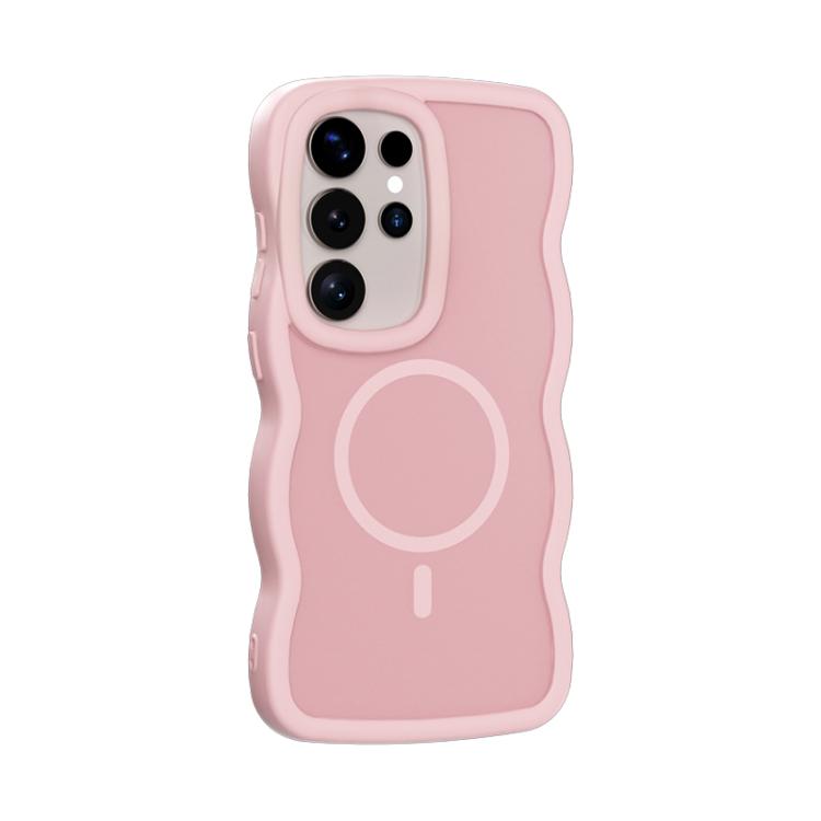 

For Samsung Galaxy S24 Ultra 5G Skin Feel MagSafe Phone Case(Pink)