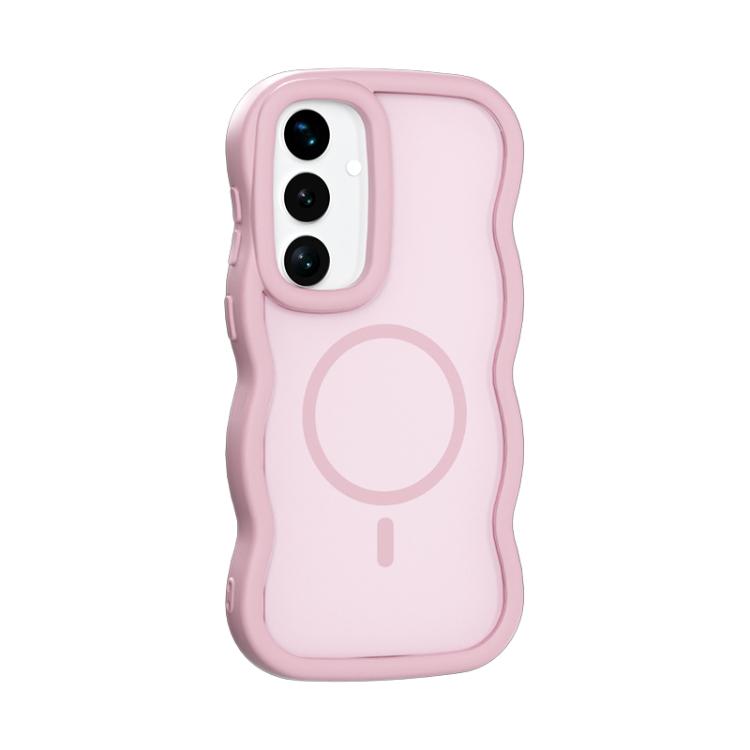 

For Samsung Galaxy S25+ 5G Skin Feel MagSafe Phone Case(Pink)