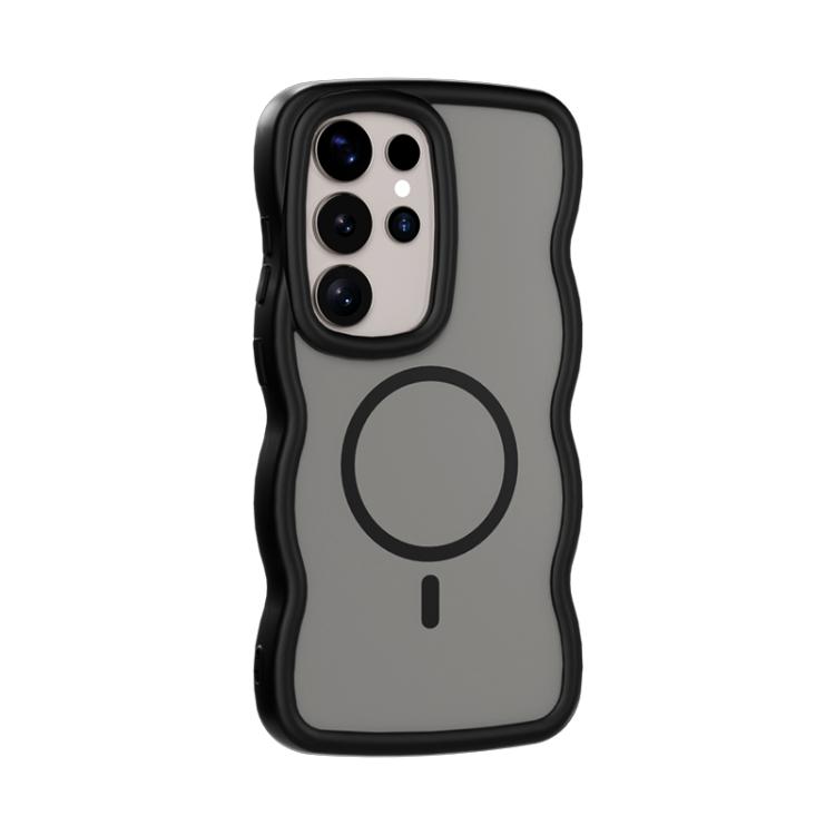 

For Samsung Galaxy S25 Ultra 5G Skin Feel MagSafe Phone Case(Black)