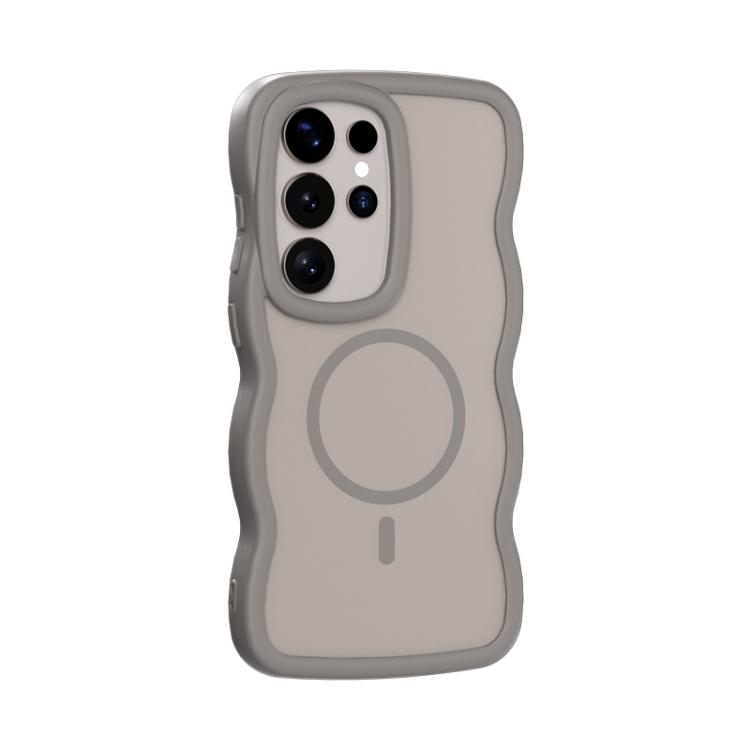 

For Samsung Galaxy S25 Ultra 5G Skin Feel MagSafe Phone Case(Grey)