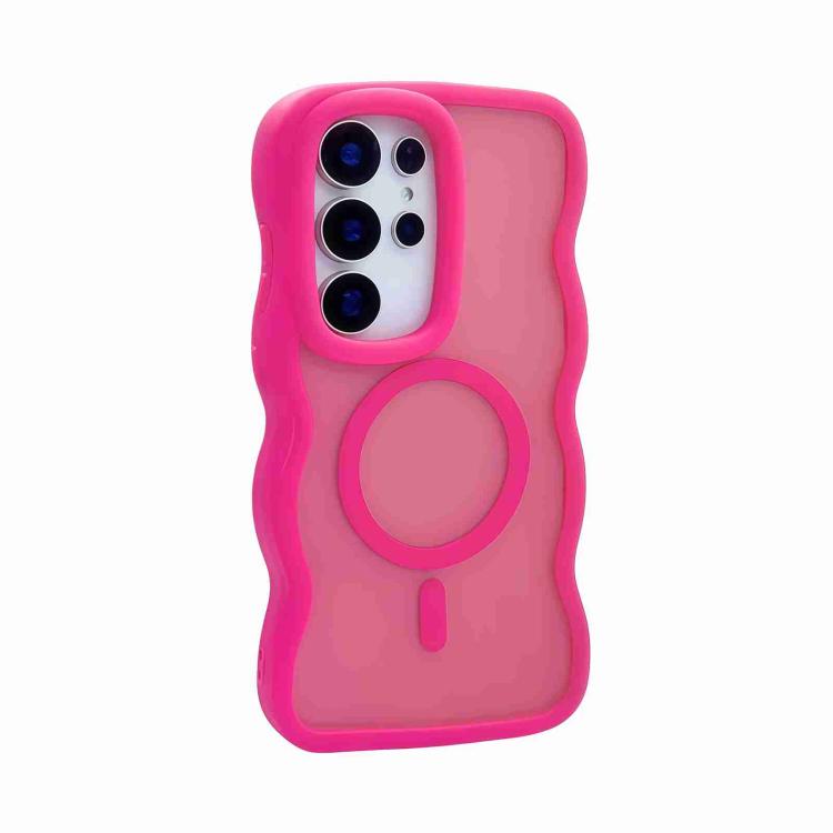 

For Samsung Galaxy S25 Ultra 5G Skin Feel MagSafe Phone Case(Rose Red)