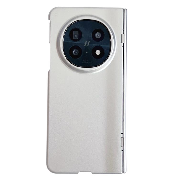 

For OPPO Find N5 Integrated Spring Axis Skin Feel Phone Case(Silver)