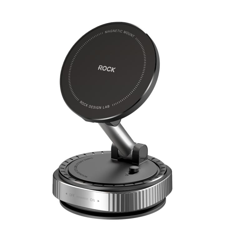 

ROCK Q16 RPH1016 Car Electric Vacuum Suction Cup Magnetic Phone Holder(Black)