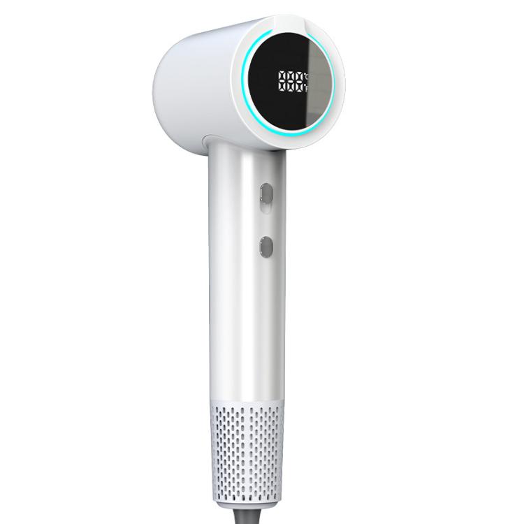 

WG-F02 LED Digital Display High Speed Negative Ion Hair Dryer, EU Plug(White)