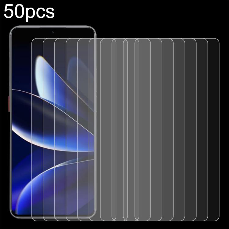 

For Meizu Note 16 50pcs 0.26mm 9H 2.5D Tempered Glass Film
