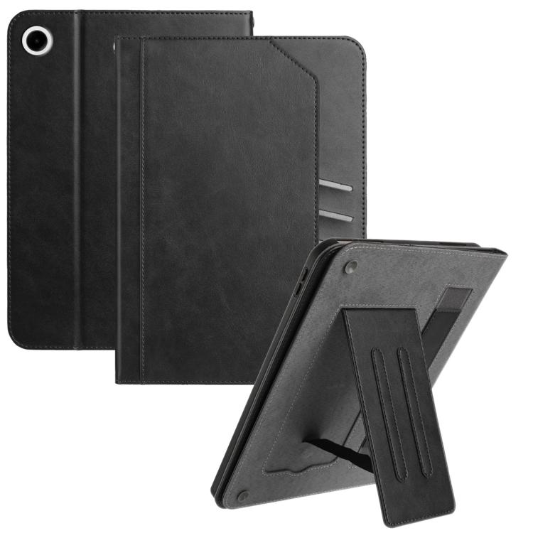 

For Samsung Galaxy Tab A11 / A9 Multifunctional Wristband Leather Tablet Case(Black)