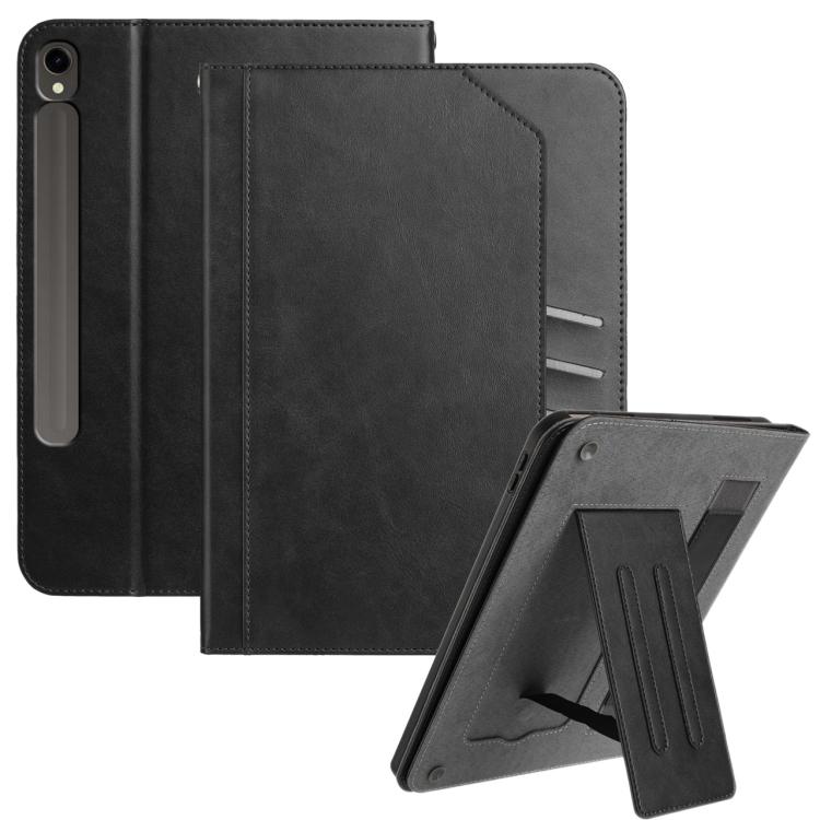 

For Samsung Galaxy Tab S10 / S10 FE Multifunctional Wristband Leather Tablet Case(Black)