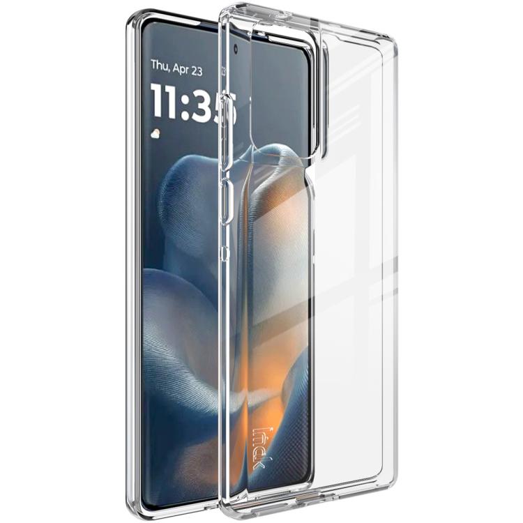 

For Motorola Edge 50 Fusion imak UX-10 Series Transparent Shockproof TPU Phone Case(Transparent)