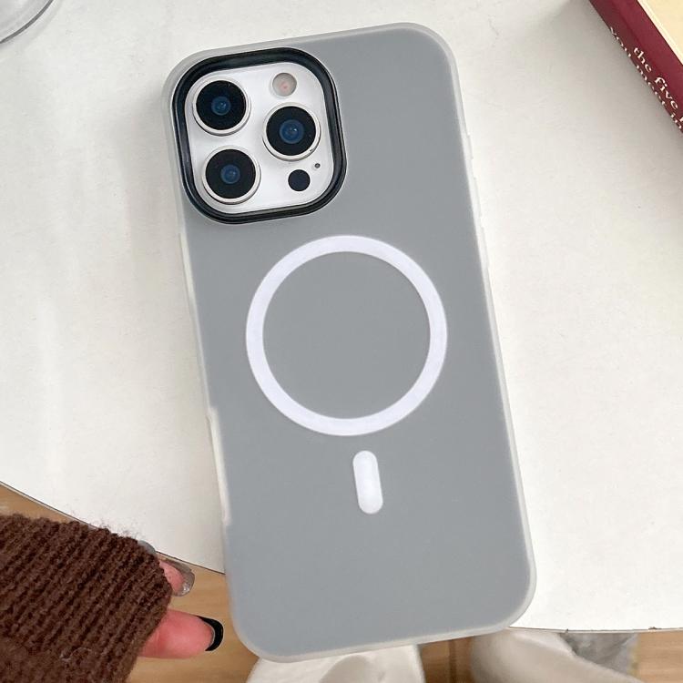 

For iPhone 16 Pro Skin Feel MagSafe Magnetic PC Hybrid TPU Phone Case(Black)