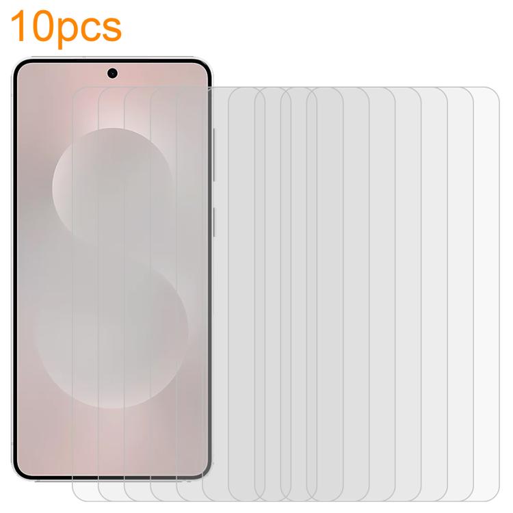 

For Samsung Galaxy S25 Edge 5G 10pcs xDfind 0.18mm 9H 2.5D High Aluminum Tempered Glass Film, Support Fingerprint Unlocking