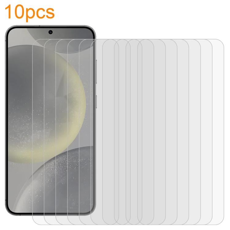

For Samsung Galaxy S24+ 5G 10pcs xDfind 0.26mm 9H 2.5D Middle Aluminum Tempered Glass Film