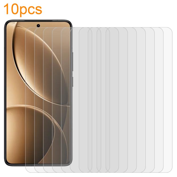 

For Redmi K80 Pro / K80 10pcs xDfind 0.26mm 9H 2.5D Middle Aluminum Tempered Glass Film
