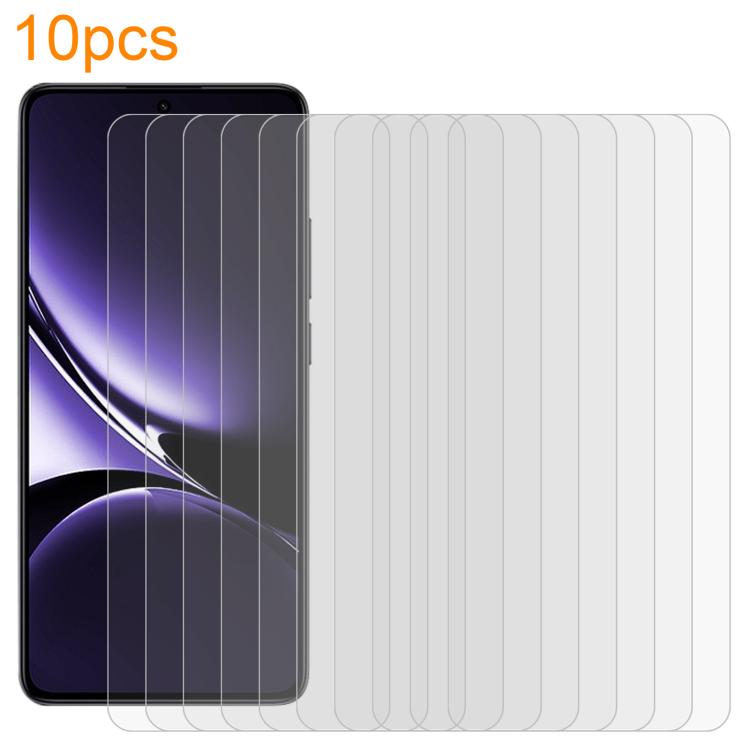 

For Redmi Turbo 4 / Note 14S 4G 10pcs xDfind 0.26mm 9H 2.5D Middle Aluminum Tempered Glass Film