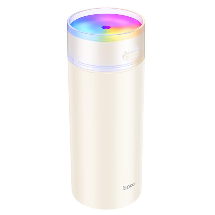 

hoco HX32 Portable Single Spray Colorful Light Humidifier Water Tank Capacity: 500ml(Beige)