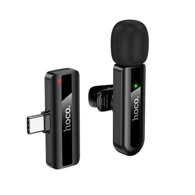 

hoco L20 Fair USB-C / Type-C Lavalier Wireless Microphone(Black)