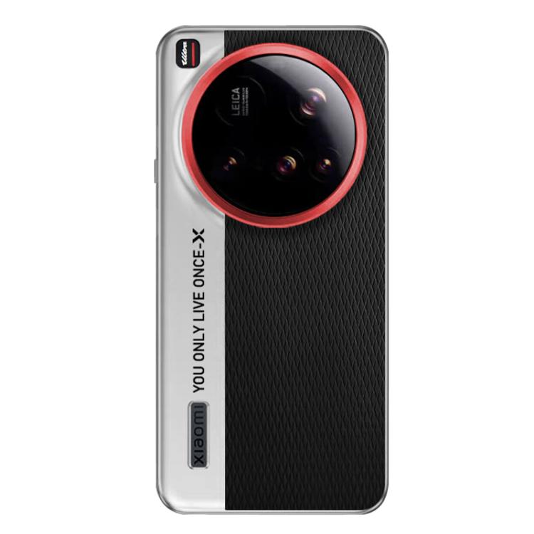 

For Xiaomi 15 Ultra Camera Design Diamond Texture Leather PC Phone Case(Black)