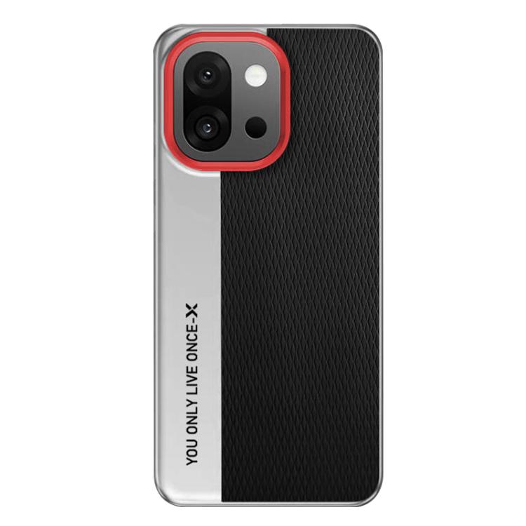 

For OnePlus 13T Camera Design Diamond Texture Leather PC Phone Case(Black)