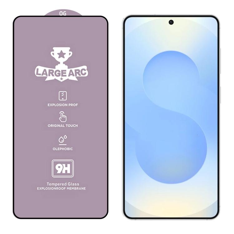 

For Samsung Galaxy S26+ 5G 9H 0.18mm High Aluminum Large Arc Tempered Glass Film, Support Fingerprint Unlocking
