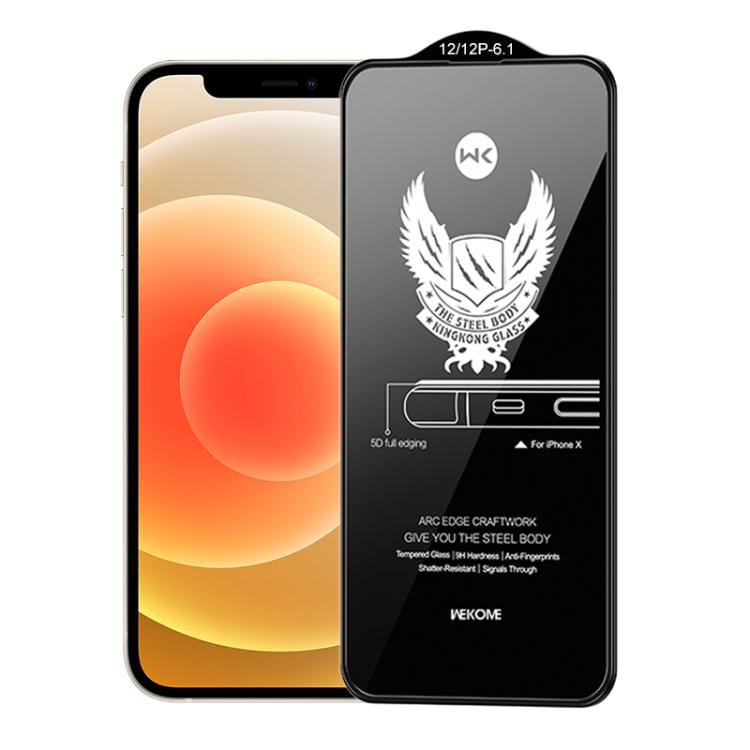 

For iPhone 12 / 12 Pro WK WTP-012 KinKong 0.25mm 9H 4D Curved Privacy Tempered Glass Film