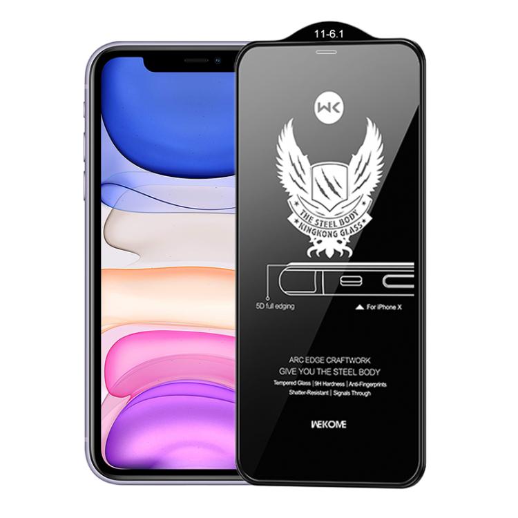 

For iPhone 11 WK WTP-012 KinKong 0.25mm 9H 4D Curved Privacy Tempered Glass Film