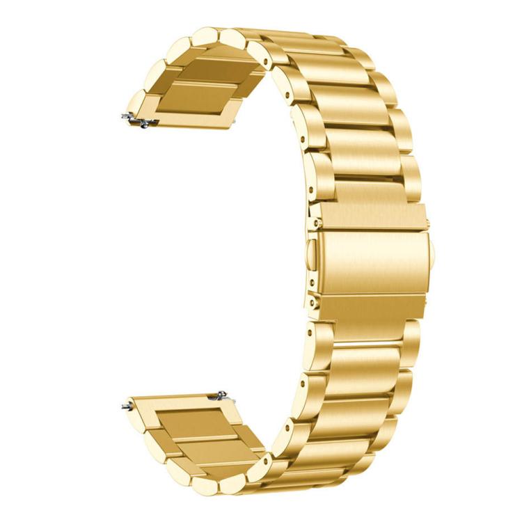 

18mm xDfind Three Beads Stainless Steel Watch Band(Gold)