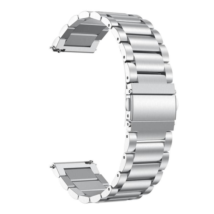 

20mm xDfind Three Beads Stainless Steel Watch Band(Silver)