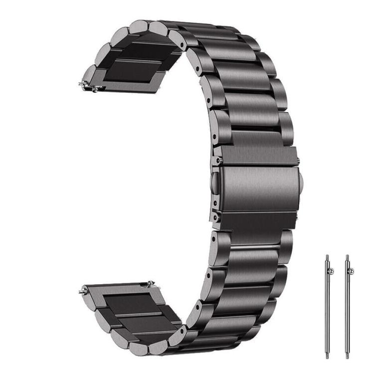 

20mm xDfind Three Beads Stainless Steel Watch Band(Metal Grey)