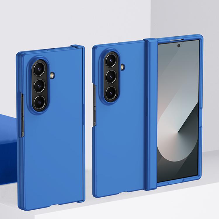 

For Samsung Galaxy Z Fold7 5G 3 in 1 Skin Feel PC Phone Case(Klein Blue)