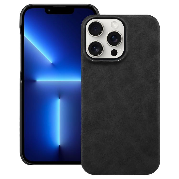 

For iPhone 13 Pro Retro Texture MagSafe Phone Case(Black)