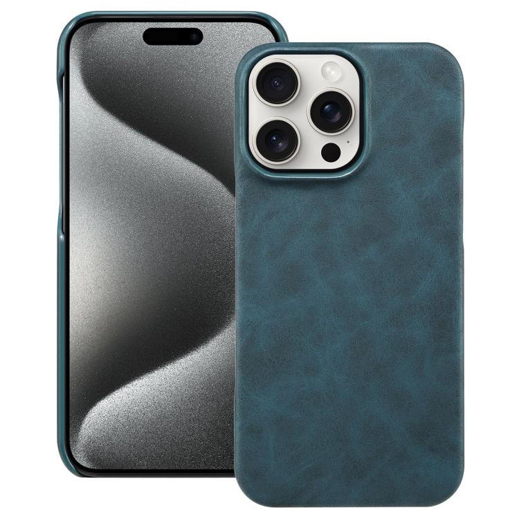 

For iPhone 15 Pro Retro Texture MagSafe Phone Case(Blue)