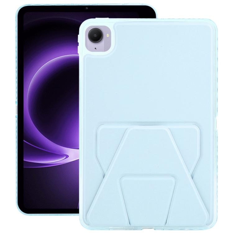 

For Xiaomi Redmi K Pad 8.8 2025 Folding Magnetic Holder Acrylic Leather Back Tablet Case(Sky Blue)