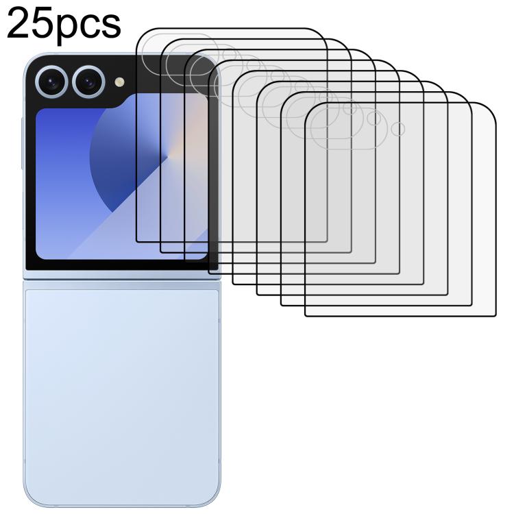 

For Samsung Galaxy Z Flip7 5G 25pcs Back Screen HD Full Cover Screen Protector