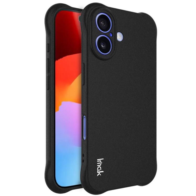 

For iPhone 17 imak Shockproof Airbag TPU Phone Case(Matte Black)