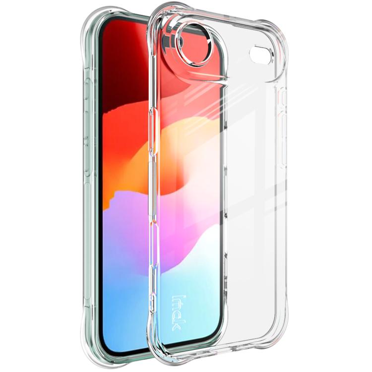 

For iPhone 17 Air imak Shockproof Airbag TPU Phone Case(Transparent)