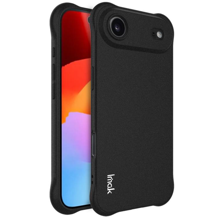 

For iPhone 17 Air imak Shockproof Airbag TPU Phone Case(Matte Black)