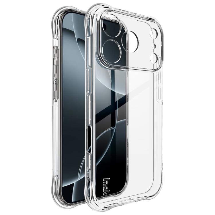 

For iPhone 17 Pro imak Shockproof Airbag TPU Phone Case(Transparent)
