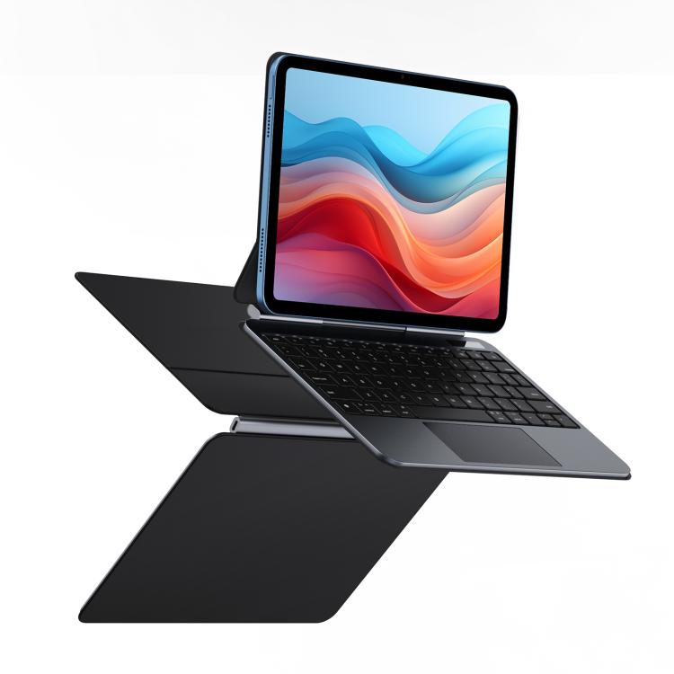 

For iPad 2025 / 2022 DUX DUCIS MK Pro Series Floating Magnetic Keyboard Tablet Leather Case(Black)