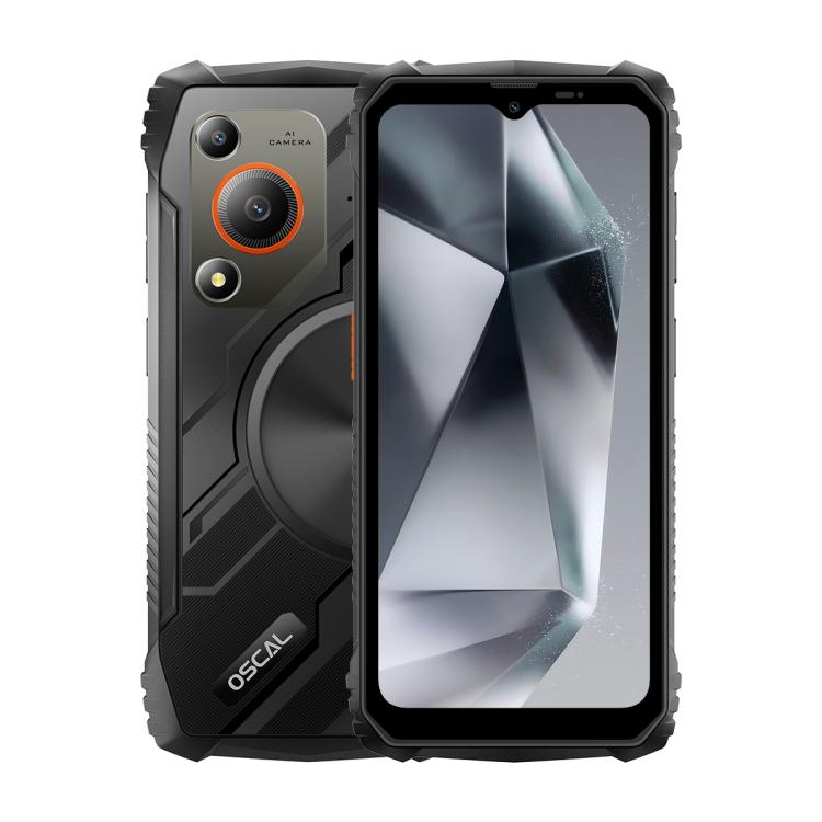 

[HK Warehouse] Blackview Oscal Marine 1, 4GB+128GB, 6.56 inch Android 15 Unisoc UMS9230E T615 Octa Core, Network: 4G, OTG, NFC(Black)