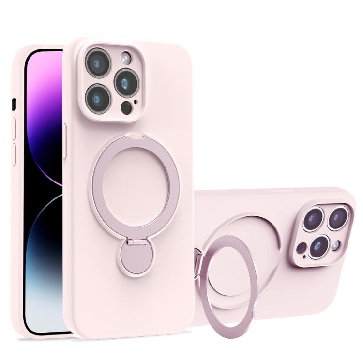 iPhone 14 Pro用 液体シリコン製 MagSafe ホルダー スマホケース