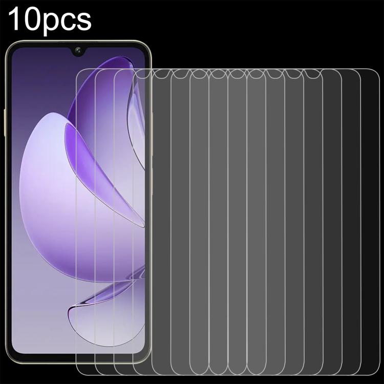 

For Oukitel C60 Pro / C60 10pcs 0.3mm High Aluminum Tempered Glass Film