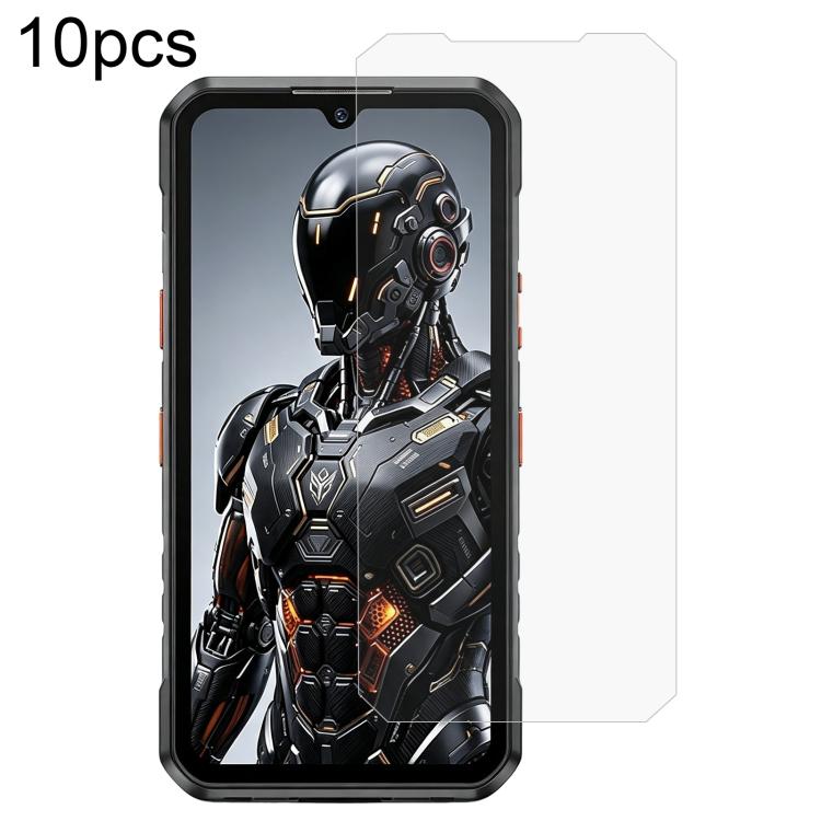 For Oukitel WP68 Air 5G 10pcs 0.3mm High Aluminum Tempered Glass Film