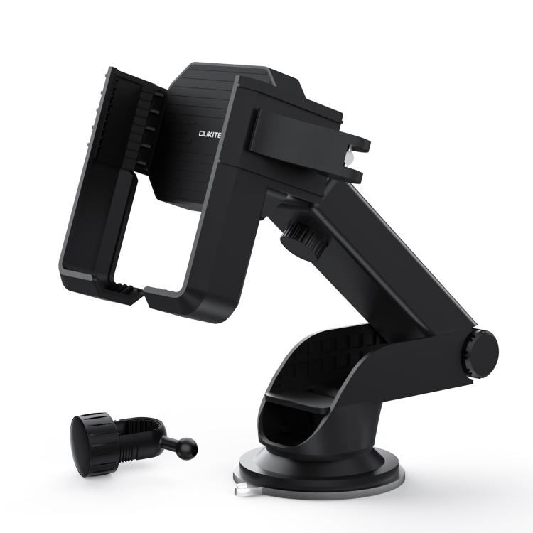 

OUKITEL 360 Degree Rotating Adjustable Bicycle Phone Mount Holder(Black)