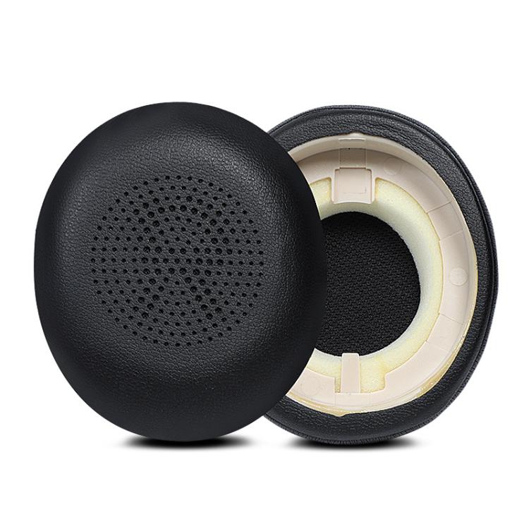 

1 Pair Protein Leather Earpads For Jabra Evolve2 65 65MS 65UC USB / Evolve2 40 40UC 40MS USB / Elite 45H(Black)